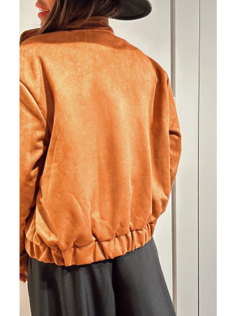 Chaqueta Efecto Ante ELYON Camel HEVE