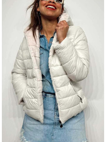 Cazadora Reversible DIVALIA Beige HEVE