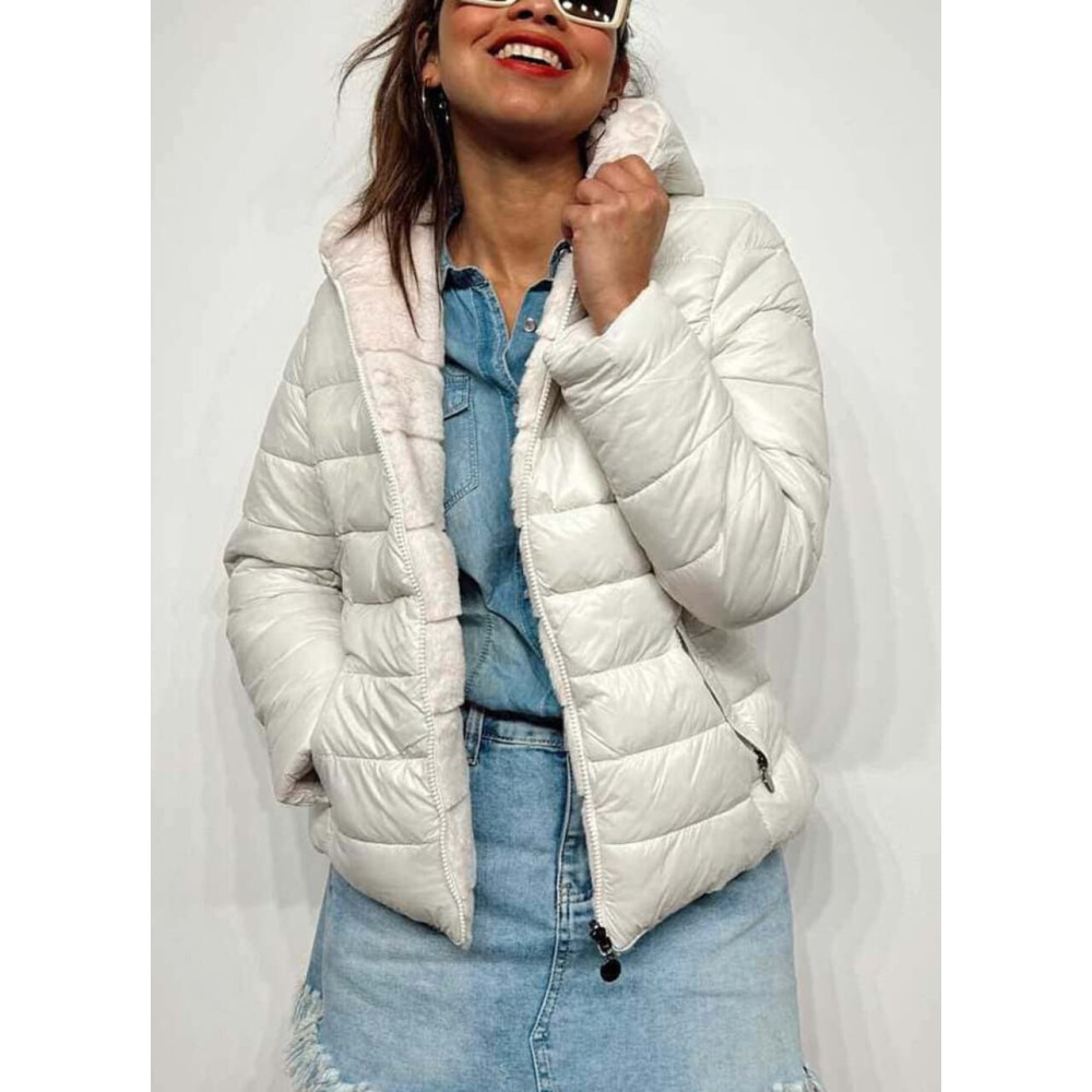 Cazadora Reversible DIVALIA Beige HEVE