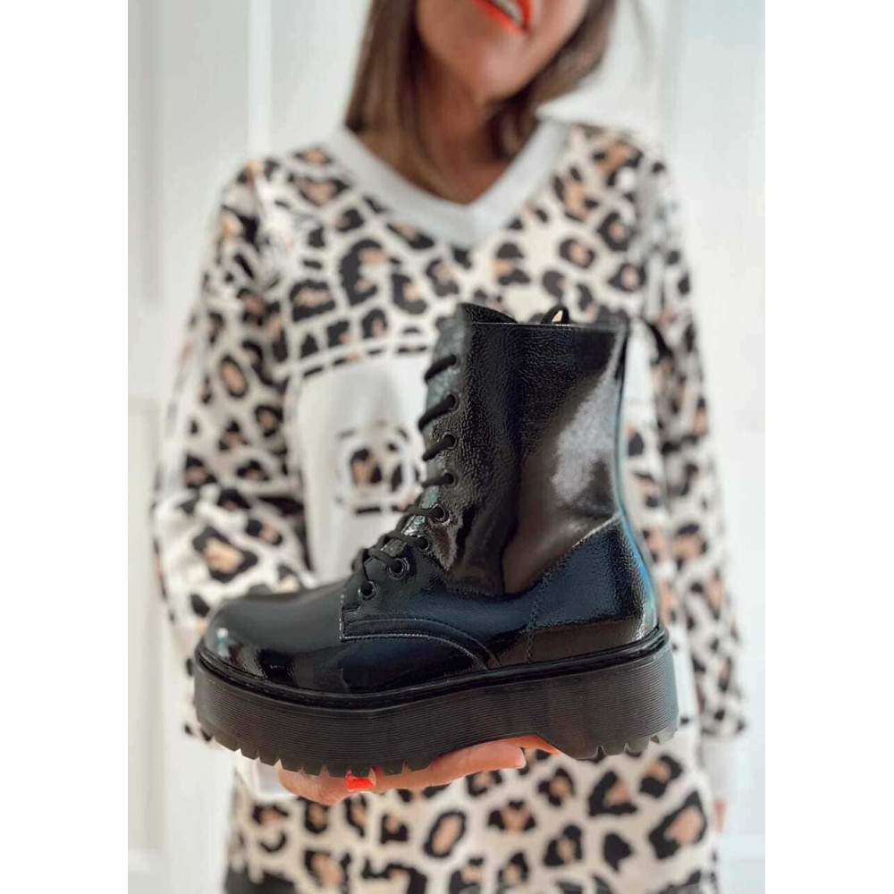 Bota Militar Plataforma WORNICK Negro HEVE