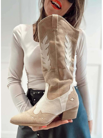 Bota Cowboy Efecto Ante DURANGO Arena HEVE