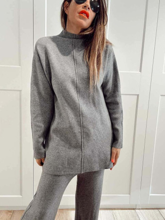 Conjunto Punto Jersey y Pantalón RATTLER Gris HEVE