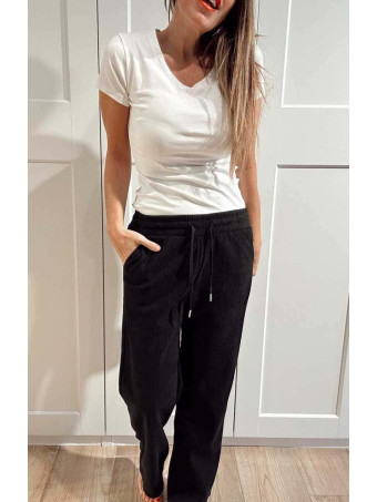 Pantalón Casual Pana EVELOR Negro HEVE