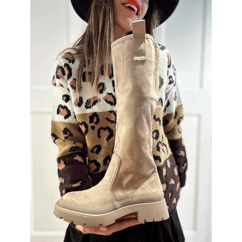 Bota Track Efecto Ante CROOKSTONE Camel HEVE