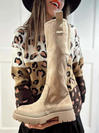 Bota Track Efecto Ante CROOKSTONE Camel HEVE