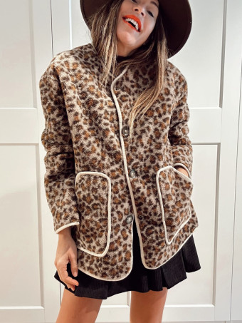 Chaqueta Reversible Animal Print TABITHA HEVE