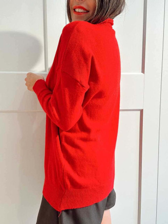 Punto Cuello Subido BORNELL Rojo HEVE