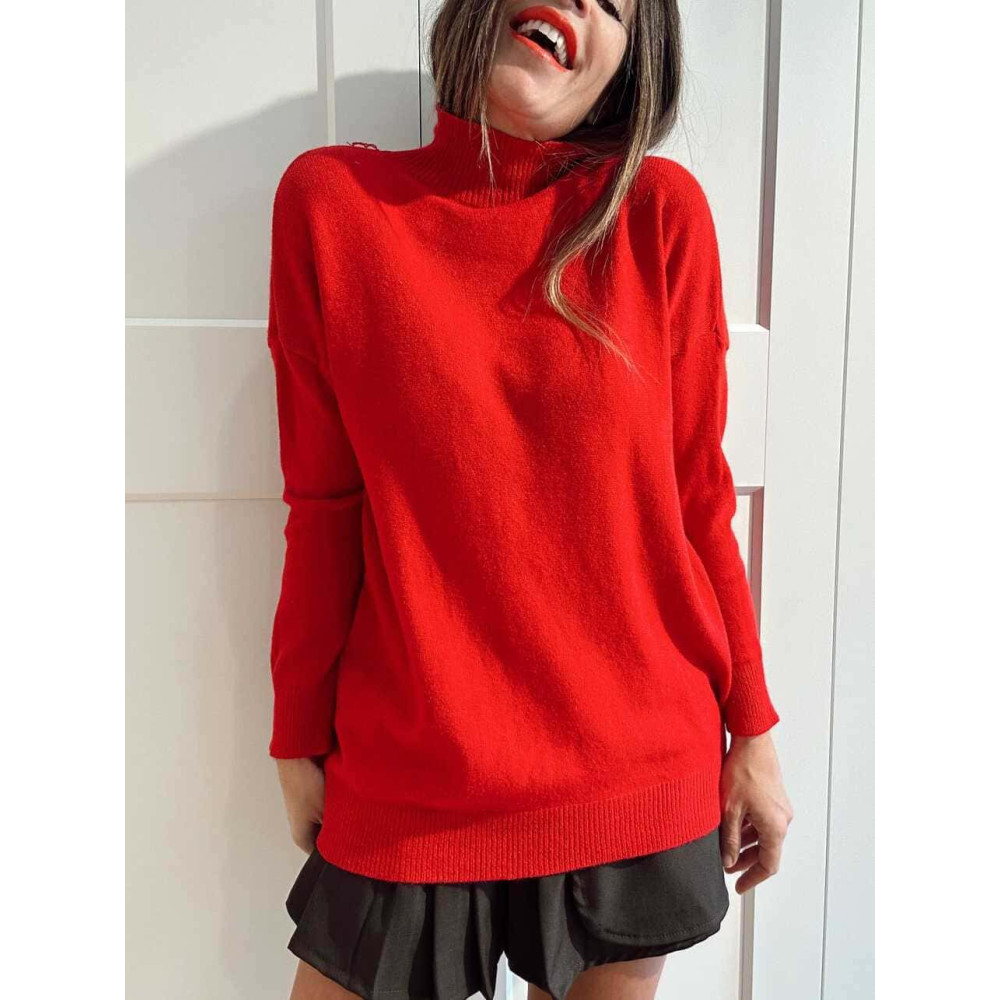 Punto Cuello Subido BORNELL Rojo HEVE