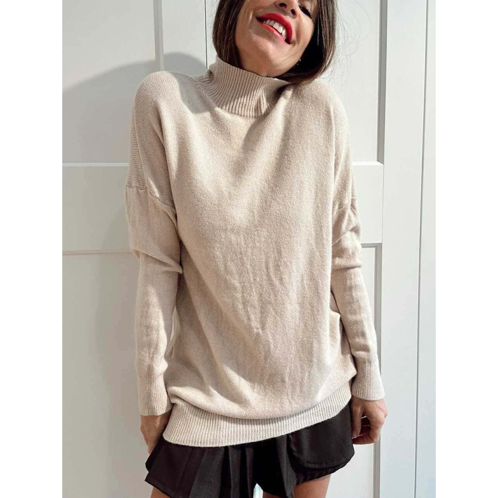 Punto Cuello Subido BORNELL Beige HEVE