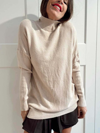 Punto Cuello Subido BORNELL Beige HEVE