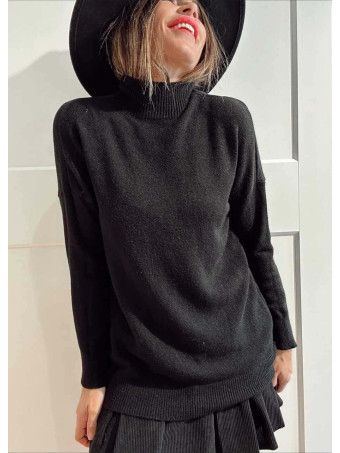 Punto Cuello Subido BORNELL Negro HEVE