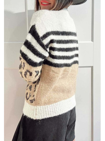 Jersey Rayas Animal Print SARAWI HEVE