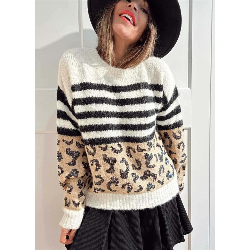 Jersey Rayas Animal Print SARAWI HEVE