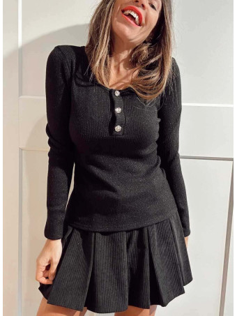 Punto Lúrex Canalé VYRA Negro HEVE