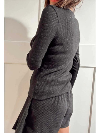 Punto Lúrex Canalé VYRA Negro HEVE