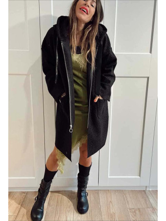 Abrigo Rizo DANCE AND IMPRESS Negro HEVE