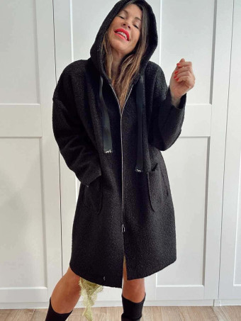 Abrigo Rizo DANCE AND IMPRESS Negro HEVE