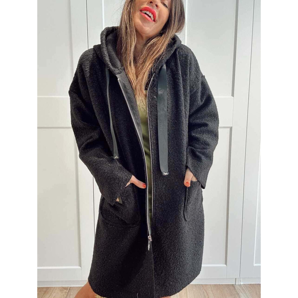 Abrigo Rizo DANCE AND IMPRESS Negro HEVE