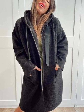 Abrigo Rizo DANCE AND IMPRESS Negro HEVE