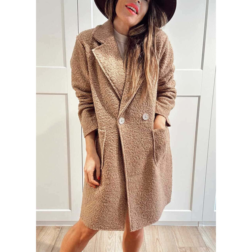 Abrigo Rizo BUDGER Camel HEVE