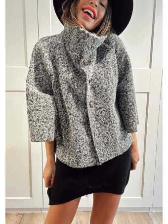 Chaqueta Evasé Rizo THERLAN Gris HEVE