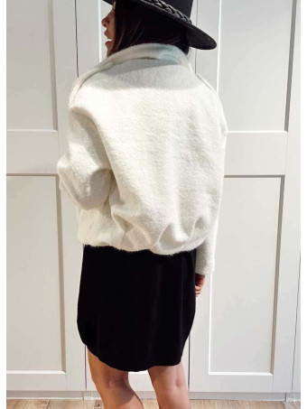 Chaqueta Rizo con Trabillas VANDREYA Crudo HEVE