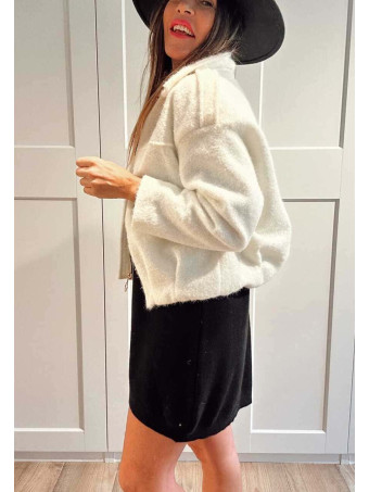 Chaqueta Rizo con Trabillas VANDREYA Crudo HEVE