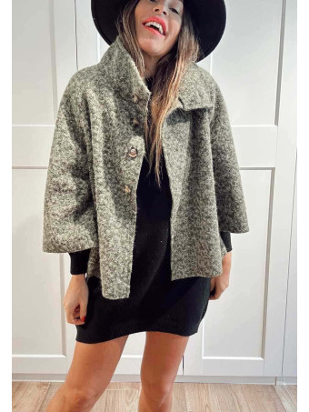 Chaqueta Evasé Rizo THERLAN Verde Militar HEVE