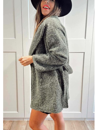 Abrigo Soft Maxi-Solapa JARLEEN Verde Militar HEVE