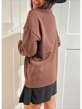 Punto Cuello Subido HYANNIS Marrón HEVE