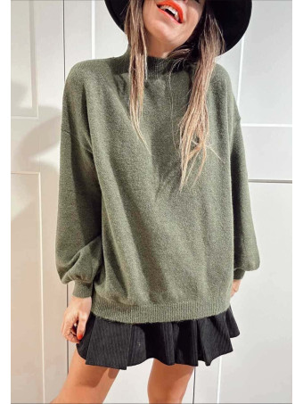 Punto Cuello Subido HYANNIS Verde Militar HEVE