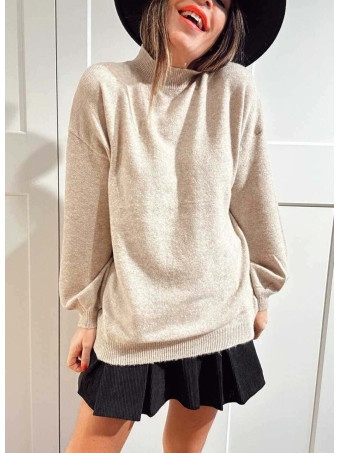 Punto Cuello Subido HYANNIS Taupe HEVE