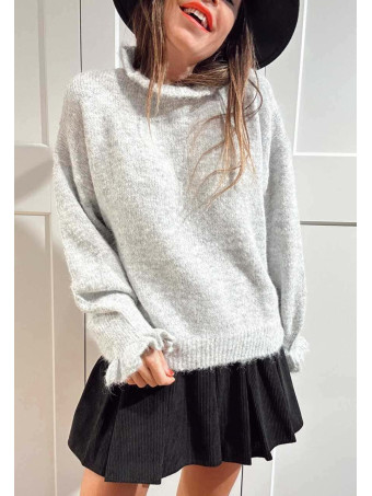 Jersey Ruffle AVIGNON Gris HEVE