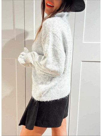 Jersey Ruffle AVIGNON Gris HEVE