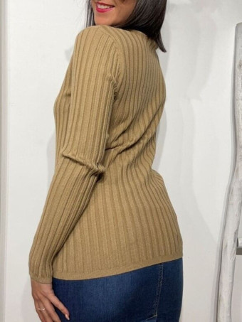 Suéter Básico Canalé AMAURY Camel HEVE