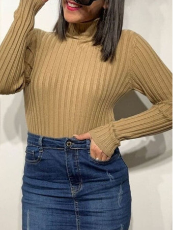 Suéter Básico Canalé AMAURY Camel HEVE