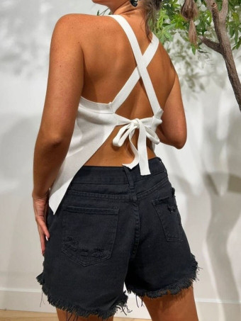 Cuerpo Espalda Cruzada YANIA Blanco HEVE