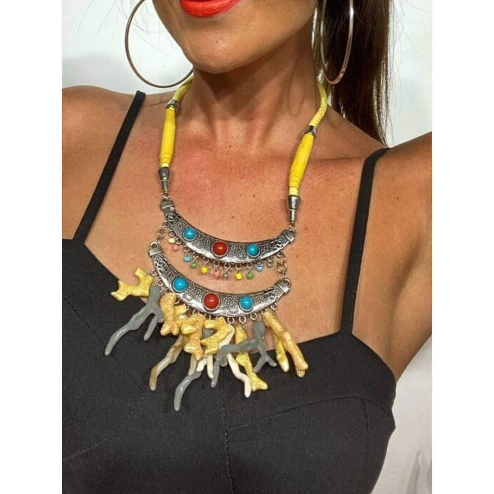 Collar Corales ZEKO Amarillo 18 HEVE