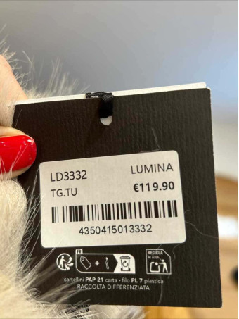 Abrigo Corto Efecto Pelo GIVRÉE Beige HEVE