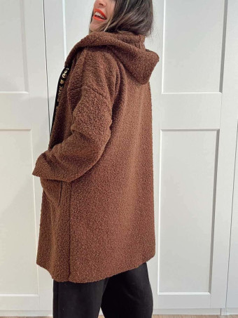 Abrigo Rizo DANCE AND IMPRESS Marrón HEVE