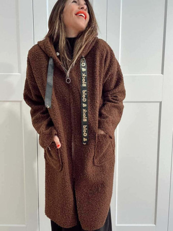 Abrigo Rizo DANCE AND IMPRESS Marrón HEVE