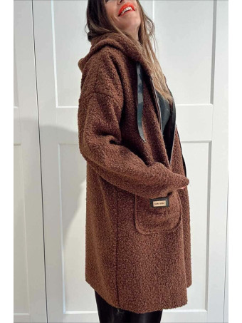 Abrigo Rizo DANCE AND IMPRESS Marrón HEVE