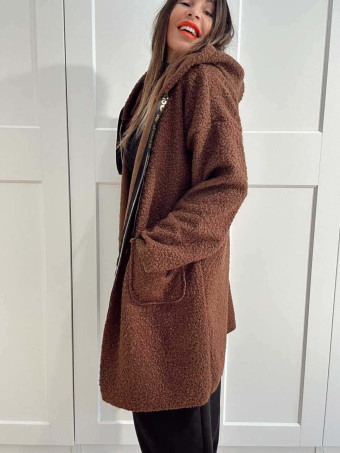 Abrigo Rizo DANCE AND IMPRESS Marrón HEVE