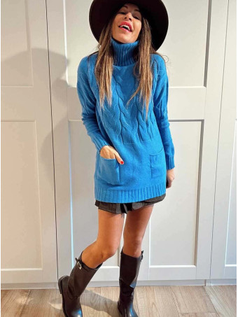 Punto Extra-Long Ochos JAISALMEER Azul HEVE