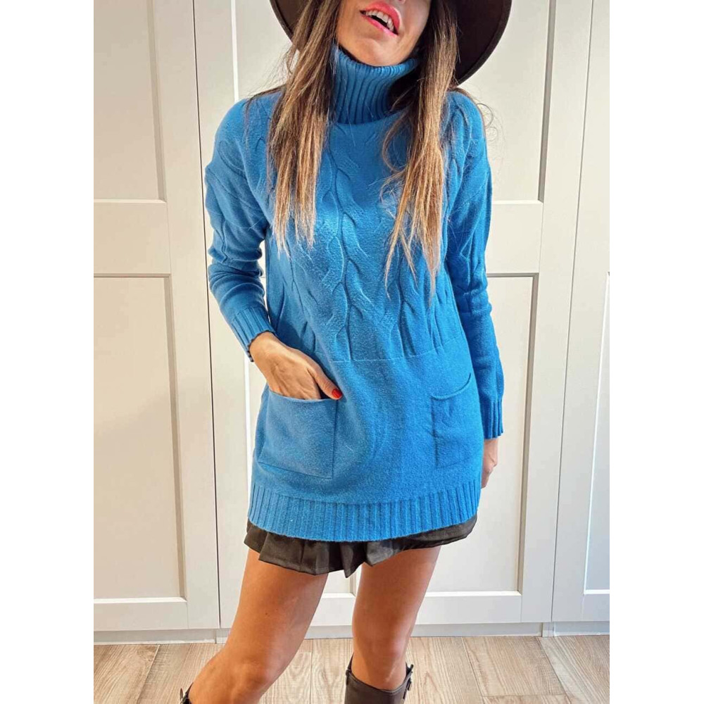 Punto Extra-Long Ochos JAISALMEER Azul HEVE