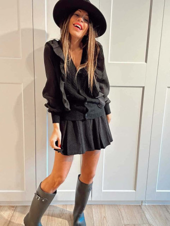 Punto Combinado con Volante ONYRIEL Negro HEVE