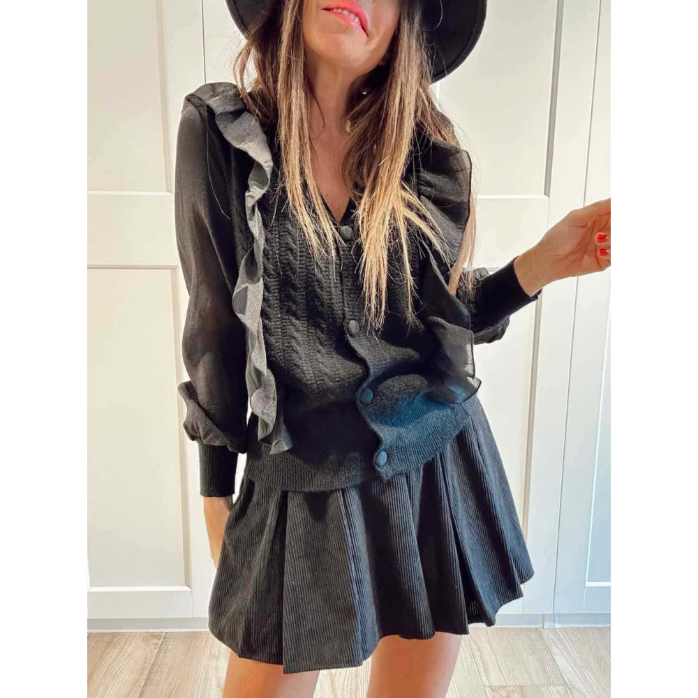 Punto Combinado con Volante ONYRIEL Negro HEVE