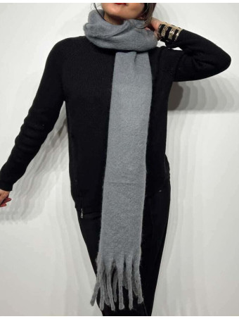 Bufanda Lisa Flecos DUSSANE Gris Plomo HEVE