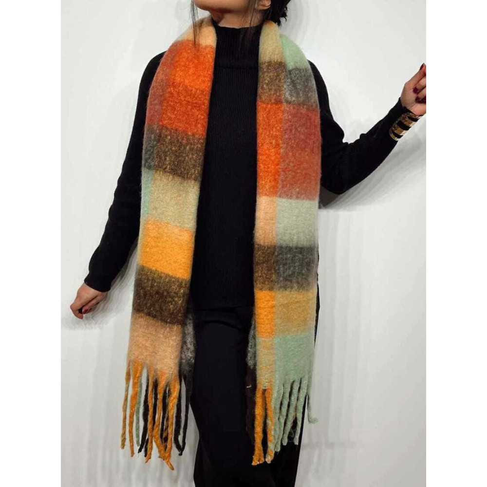Bufanda Flecos Cuadros MODEMY 04 HEVE