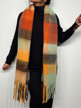 Bufanda Flecos Cuadros MODEMY 04 HEVE